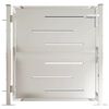 vidaXL Cancello da giardino 100x100 cm in acciaio inox