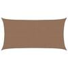 vidaXL Telo Ombra Tortora 2,5 x 6 m HDPE