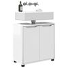 vidaXL Mobile per lavabo da bagno Bianco Lucido 60 x 30 x 60 cm