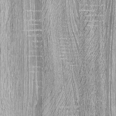 vidaXL Tavolo da Pranzo grigio sonoma 80x80x75 cm in Legno Multistrato