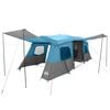 vidaXL 3 persona 3 persone Blu Poliestere 185T con rivestimento PU