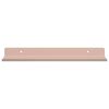 vidaXL Mensola sospesa 2 pcs Rosa 30 x 9 x 2,5 cm Acciaio