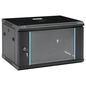 vidaXL Armadietti di rete Black 600 x 450 x 375 mm Acciaio