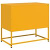 vidaXL Mobile TV Giallo Senape 68x39x60,5 cm in Acciaio