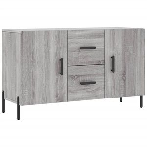 vidaXL Credenza Grigio Sonoma 100x36x60 cm in Legno Multistrato