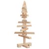 vidaXL | Albero di Natale in legno | naturale 60 cm Legno di pino massello