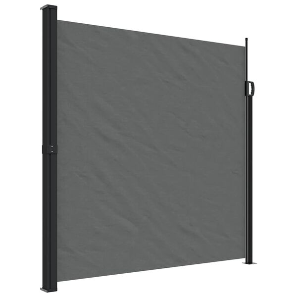 vidaXL Tenda da Sole Laterale Retrattile Antracite 200x600 cm