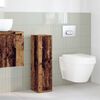 vidaXL Mobile da Bagno con Portarotolo Legno Antico 20,5x22x72 cm