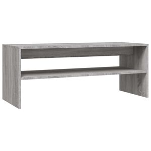 vidaXL Tavolino da Salotto Grigio Sonoma 100x40x40cm Legno Multistrato