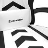 vidaXL Sedia da Gaming con Poggiapiedi Bianco e Nero in Similpelle