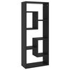 vidaXL Scaffale a Parete Nero 36x16x90 cm in Legno Multistrato