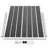 vidaXL Set Pannelli di Recinzione in WPC 353x146 cm Nero
