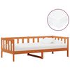 vidaXL Letto Giorno con materasso Marrone Cera e Bianco 90 x 200 cm