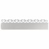 vidaXL Bordure per prato 20 pcs Argento 103 x 0,05 x 22 cm