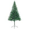 vidaXL Albero di Natale Preilluminato Palline Bianco 180 cm 564 Rami