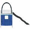 vidaXL Struttura del letto loft per bambini Bianco e Blu 99,5 x 190 cm