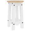 vidaXL Set da Bar 5 pz Bianco in Legno Massello di Pino