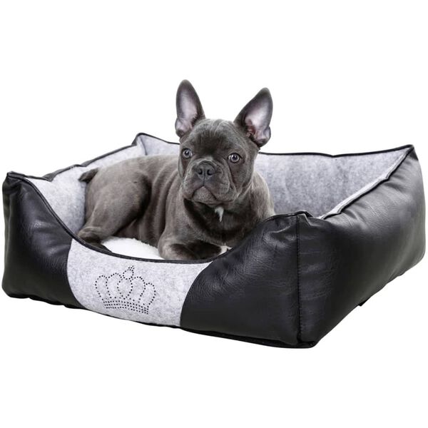 Kerbl Cuccia per Cani Chiara 55x45 cm Grigio e Nero 80361