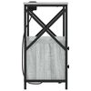 vidaXL Armadio da Notte con cassetto Grigio Sonoma 40 x 31 x 60 cm