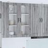 vidaXL Mobile da cucina con lo scaffale Grigio Sonoma 40 x 31 x 100 cm