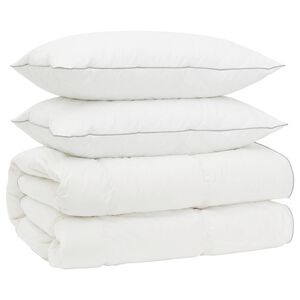 vidaXL Set di piumoni in piume d&rsquo;oca al 90% FULDA 3 pz 200 x 200 cm