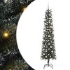 vidaXL Albero di Natale artificiale Verde 210 cm