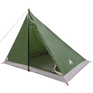 vidaXL Tenda da backpacking 4 persona Verde