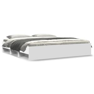 vidaXL Giroletto senza Materasso Bianco 180x200 cm Legno Multistrato