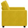 vidaXL Divano Sedia Giallo 100x78x84 cm Velluto