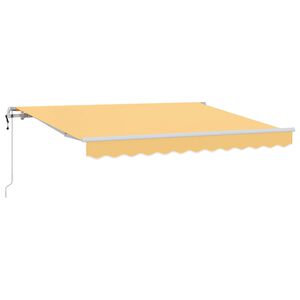 vidaXL Tenda retrattile Sabbia 300 x 250 cm Tessuto e Alluminio