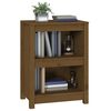 vidaXL Libreria Marrone ambra 50x35x68 cm in Legno Massello di Pino
