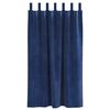 vidaXL Tende oscuranti 2 pcs Blu Scuro 140 x 175 cm Velluto