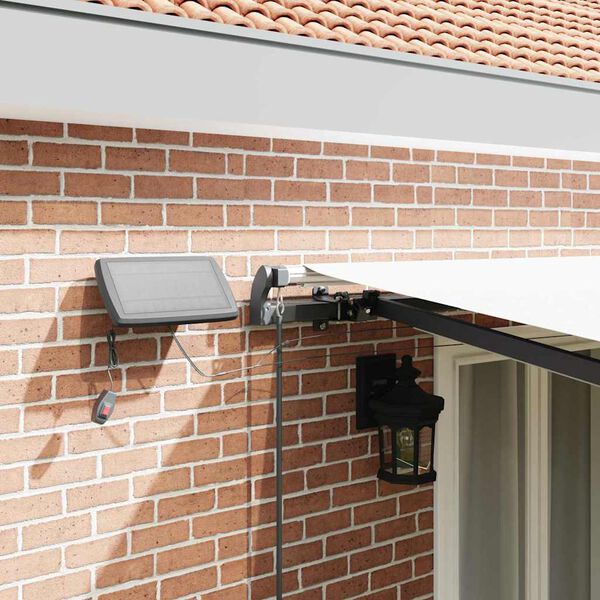 vidaXL Tenda Retrattile Bianco 500 &times;350 cm Tessuto