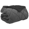 vidaXL Duvet Invernale 200 x 200 cm 450 gsm Nero e antracite
