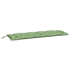 vidaXL Cuscino per Panca a Foglie 150x50x7 cm in Tessuto Oxford