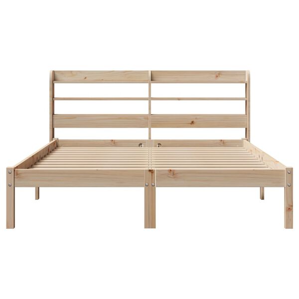 vidaXL Letto senza Materasso 150x200 cm in Legno Massello di Pino