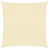 vidaXL Vela Parasole 160 g/m&sup2; Crema 5x5 m in HDPE