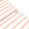 vidaXL Giroletto Bianco in Legno Massello 150x200 cm King Size