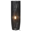 vidaXL Lampada da Pavimento in Salice Nera 84 cm E27