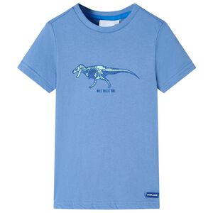 vidaXL Maglietta per Bambini Medio Blu 104