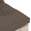 vidaXL Salotto Giardino in Pallet con Cuscini 4 pz in Legno di Pino