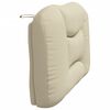 vidaXL Cuscino Testiera Hvar Crema 100 cm in Tessuto