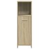 vidaXL Set Mobili da Bagno 3 pz Rovere Sonoma in Legno Multistrato