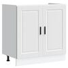 vidaXL Mobile base lavello Porto Bianco 80x46x81,5cm Legno Multistrato
