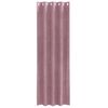 vidaXL Tende oscuranti 2 pcs Rosa scuro 140 x 225 cm Velluto
