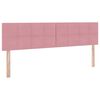 vidaXL Letto con Contenitore con materasso Rosa 160 x 200 cm Velluto