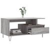 vidaXL Tavolino da Salotto Grigio Sonoma 90x49x45 cm Legno Multistrato