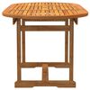 vidaXL Set Pranzo da Giardino 7pz Legno Massello di Acacia e Textilene