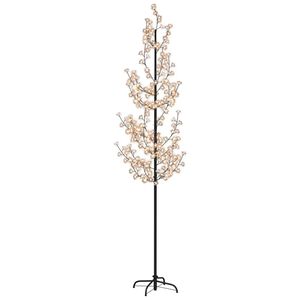 vidaXL Albero di Ciliegio con 368 LED Bianco Caldo 300 cm