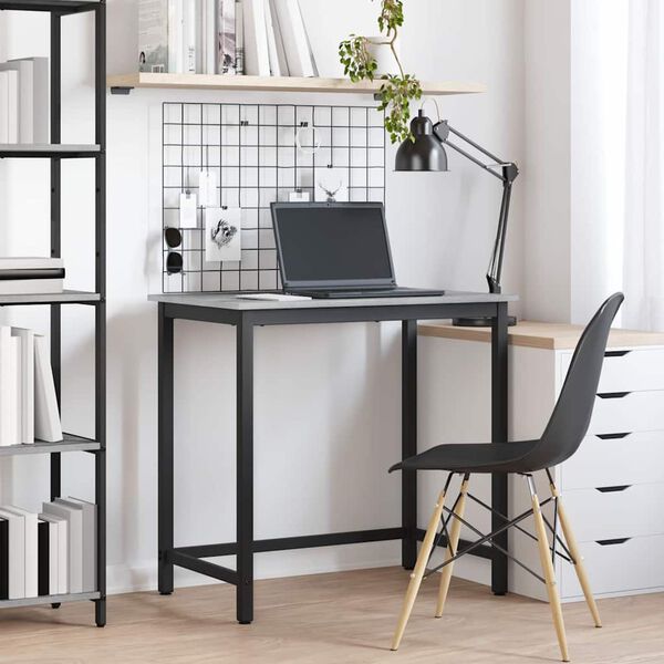 vidaXL tavolo Grigio Sonoma 100 x 50 x 76,5 cm